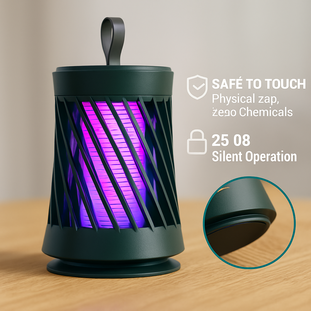 Rechargeable Mosquito Killer Lamp with Night Light