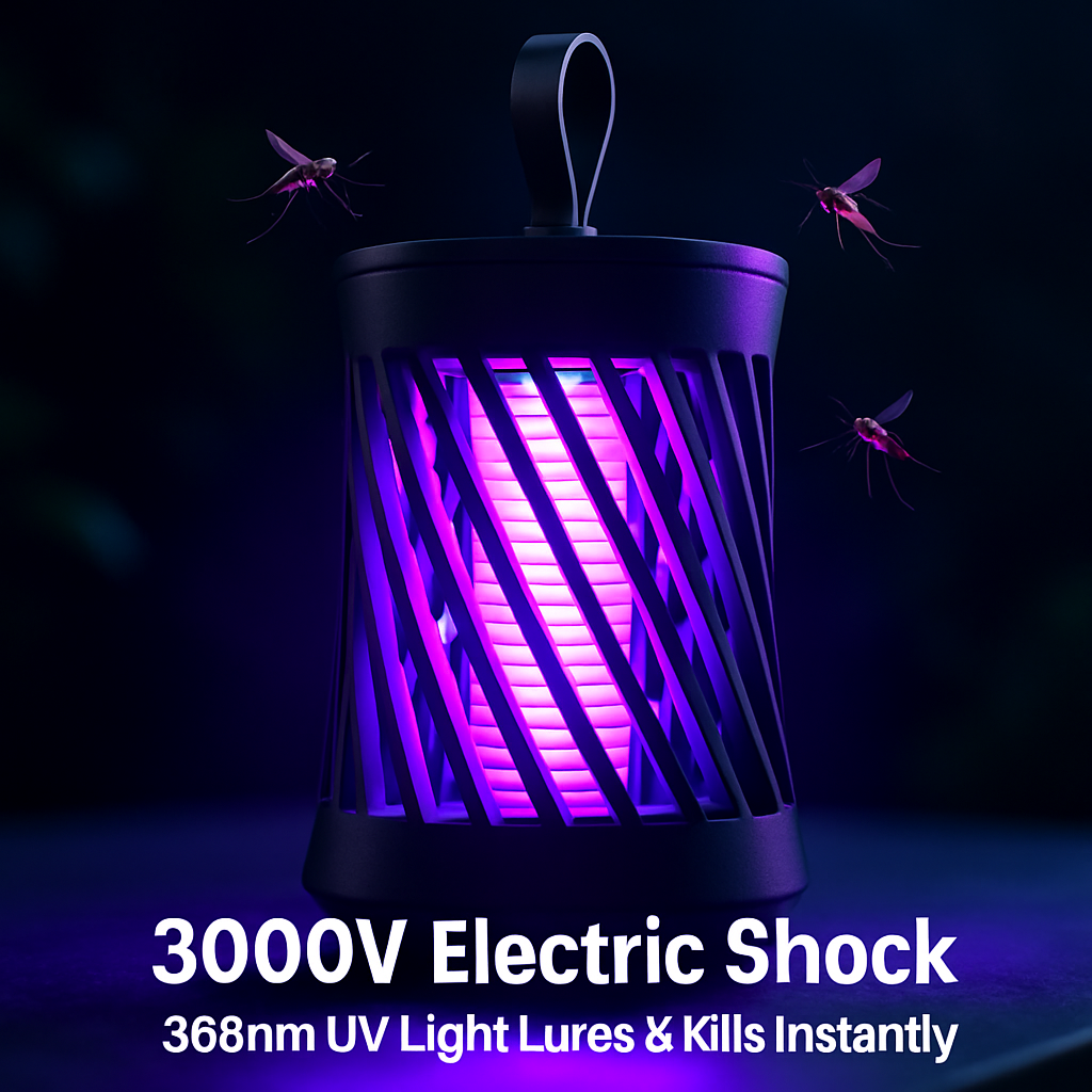 Rechargeable Mosquito Killer Lamp with Night Light