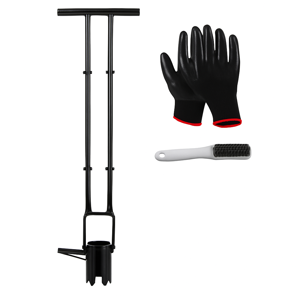 Bulb Planter Tool with Long Handle for Easy Planting