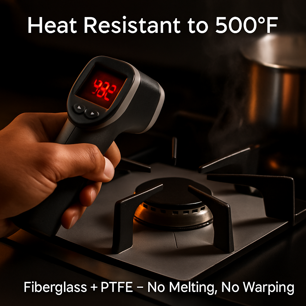 Stovetop Burner Protector Liners for Reusable Nonstick
