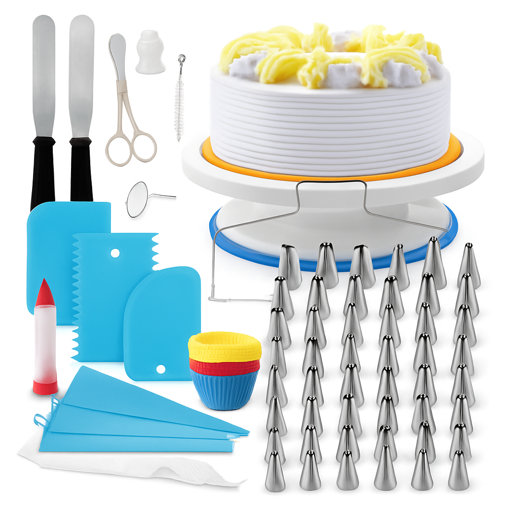 Rotating Cake Turntable Kit for Decorating Masterpieces