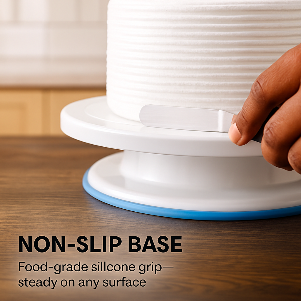Rotating Cake Turntable Kit for Decorating Masterpieces