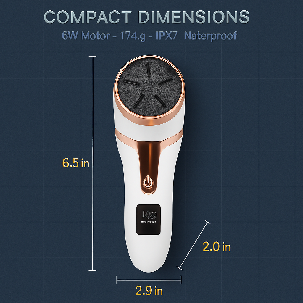 Electric Foot Callus Remover with Vacuum Grinding Heads