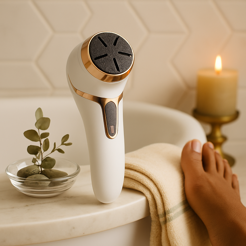 Electric Foot Callus Remover with Vacuum Grinding Heads