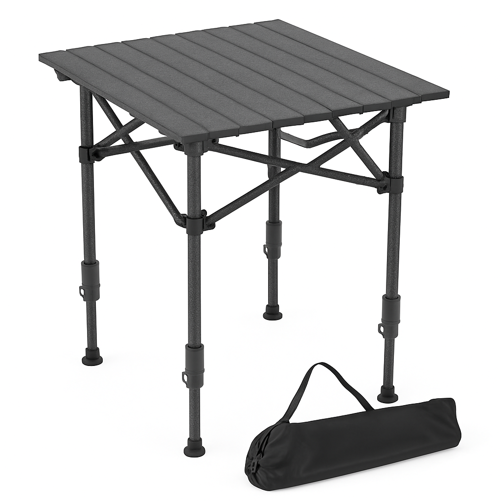 Portable Folding Camping Table With Adjustable Height