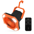 Portable Camping Lantern Fan with Rechargeable Battery