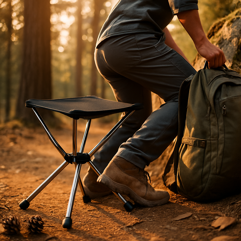Foldable Camping Stool for Outdoor Adventures