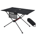 Portable Folding Camping Table with Cup Holders and Pockets