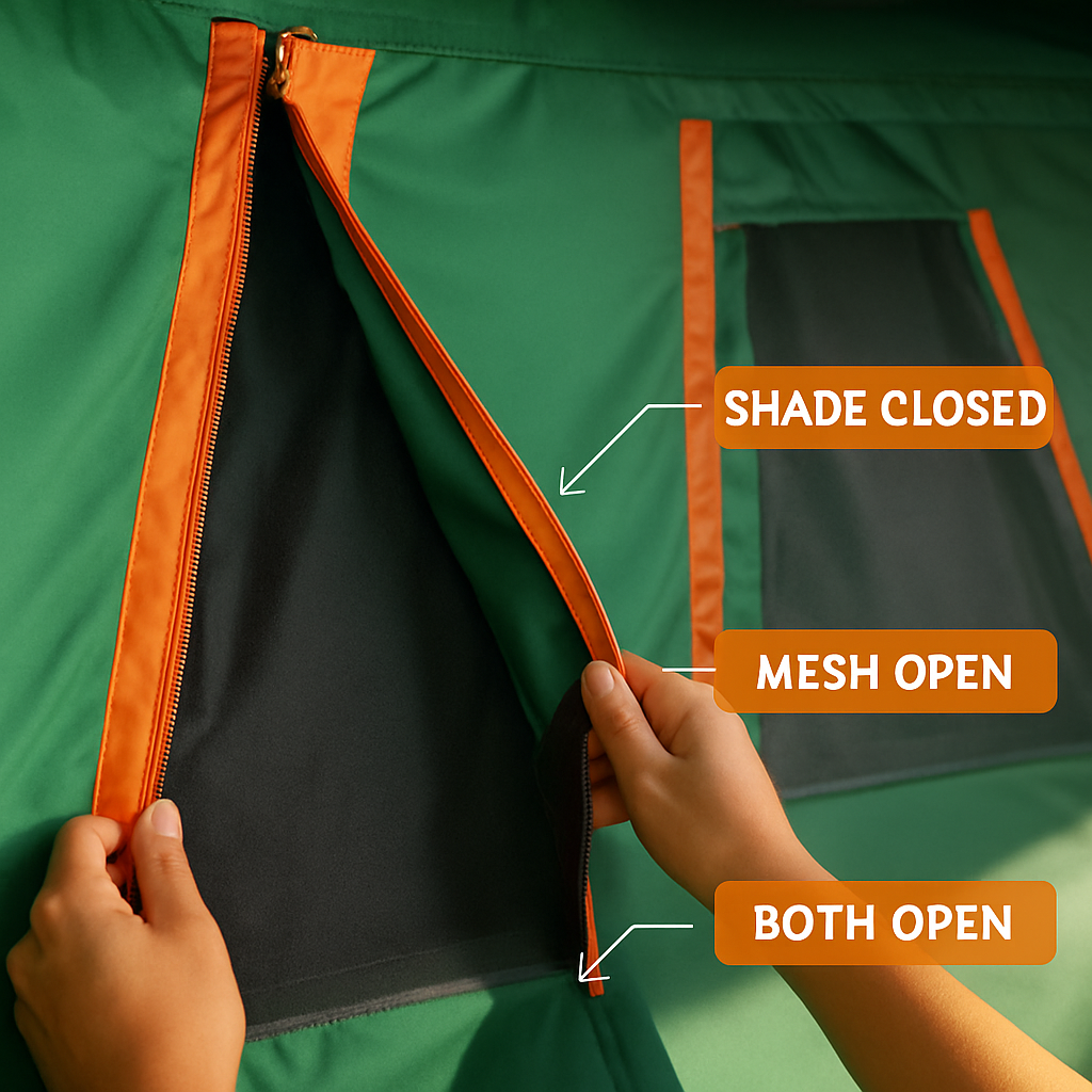 Camping Tent for 4-5 People – Foldable Waterproof