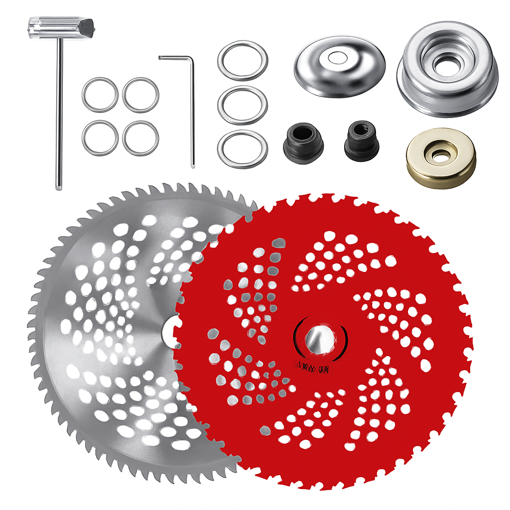 Carbide Tip Brush Cutter Blades with Universal Adapter