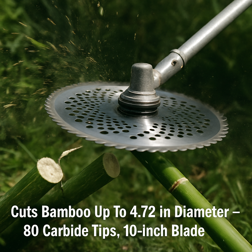 Carbide Tip Brush Cutter Blades with Universal Adapter