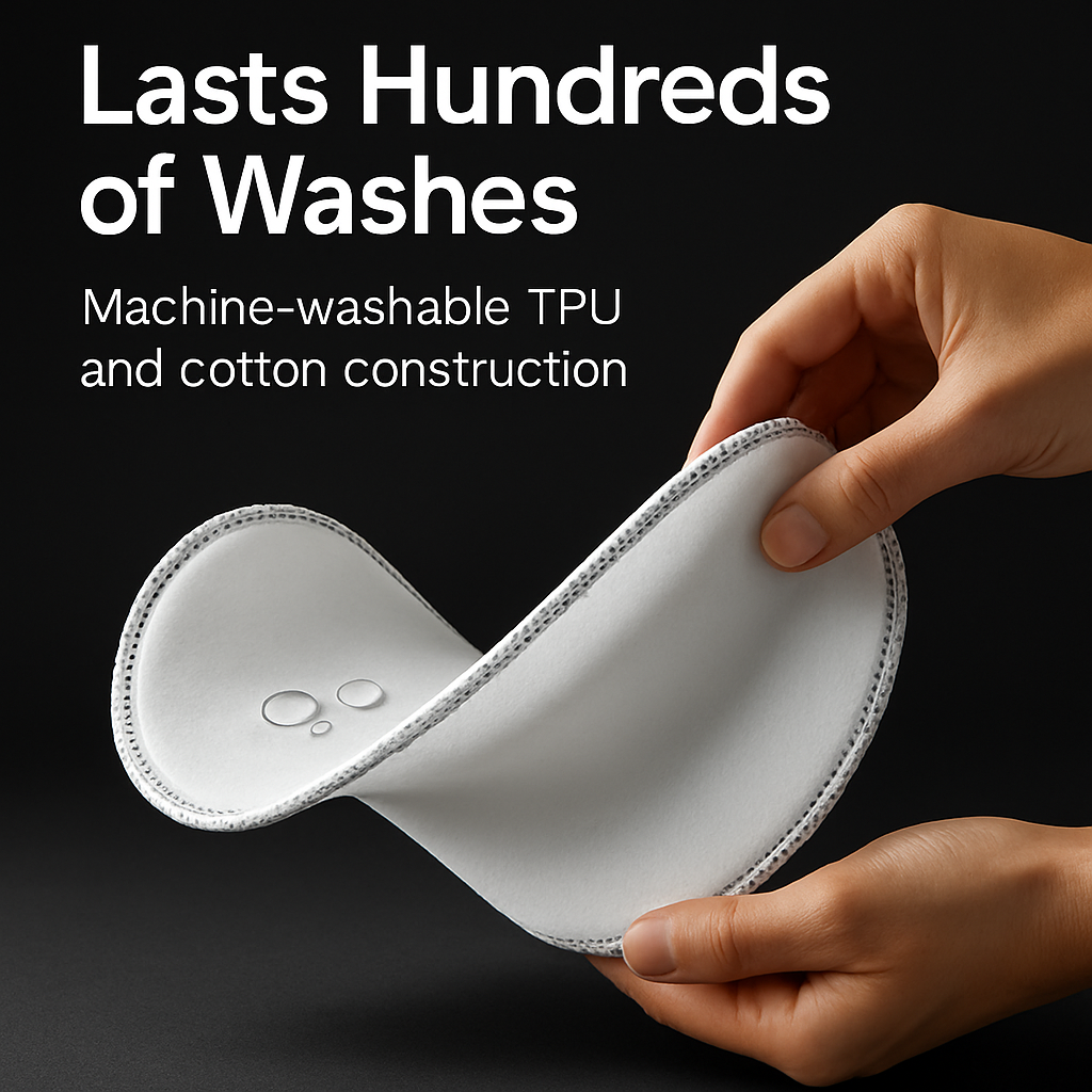 Waterproof Changing Pad Liners - Washable Cotton Surface