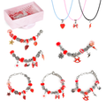 Charm Bracelet Making Kit - 66 Pcs DIY Beads Set