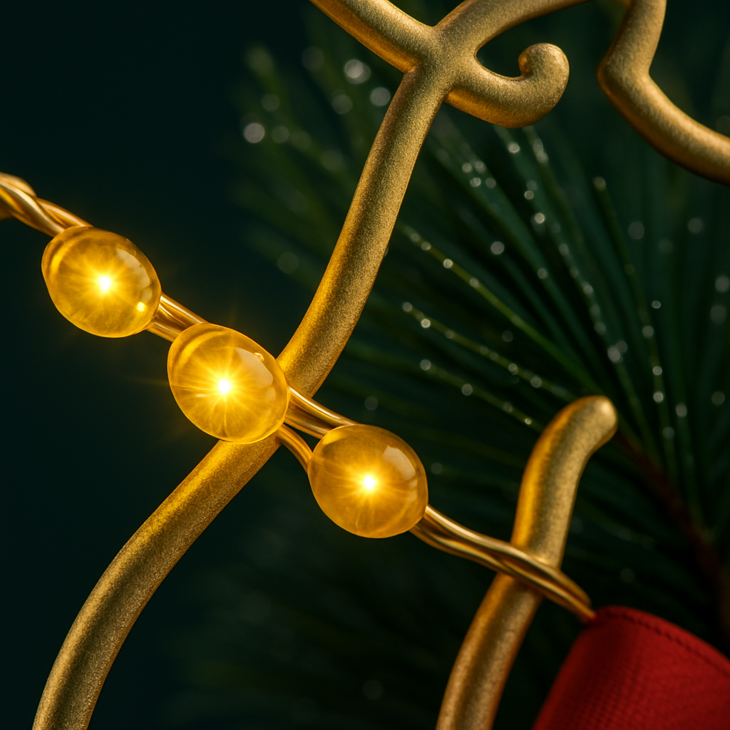 2Pcs Christmas Lighted Reindeer Decoration LED Pathway Stake Lights Battery Powered for Outdoor Garden Lawn Porch Front Door Patio Holiday Decor