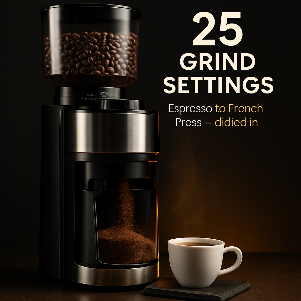 Conical Burr Coffee Grinder for Home Use