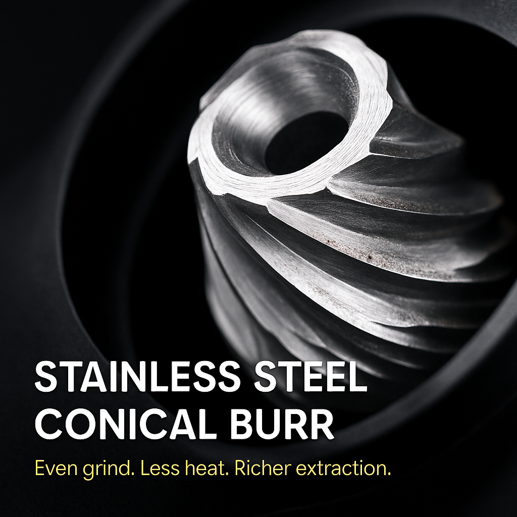 Conical Burr Coffee Grinder for Home Use