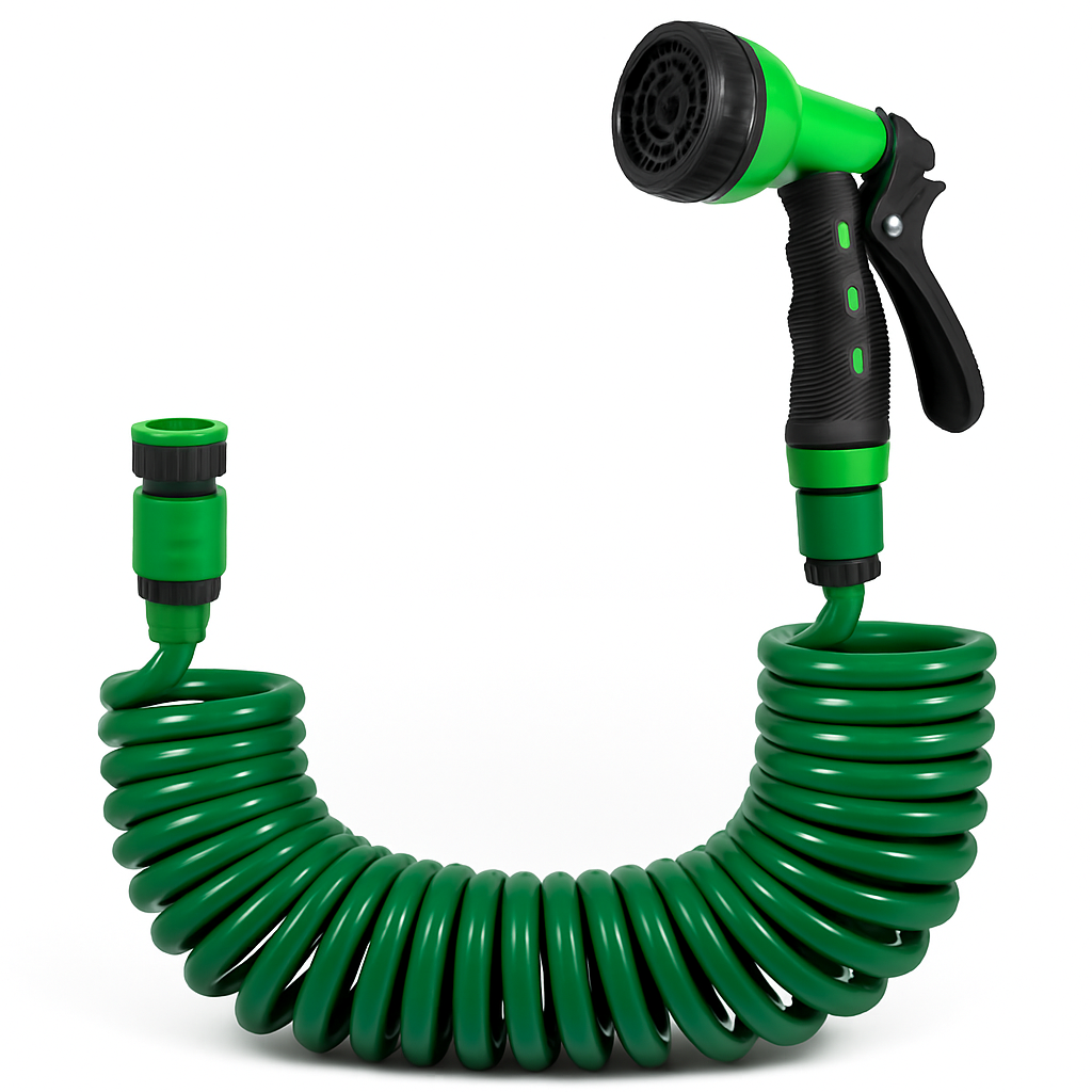 Garden Hose with 7-Mode Sprayer for Patio and Garden