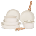 Nonstick Cookware Set with Detachable Handles