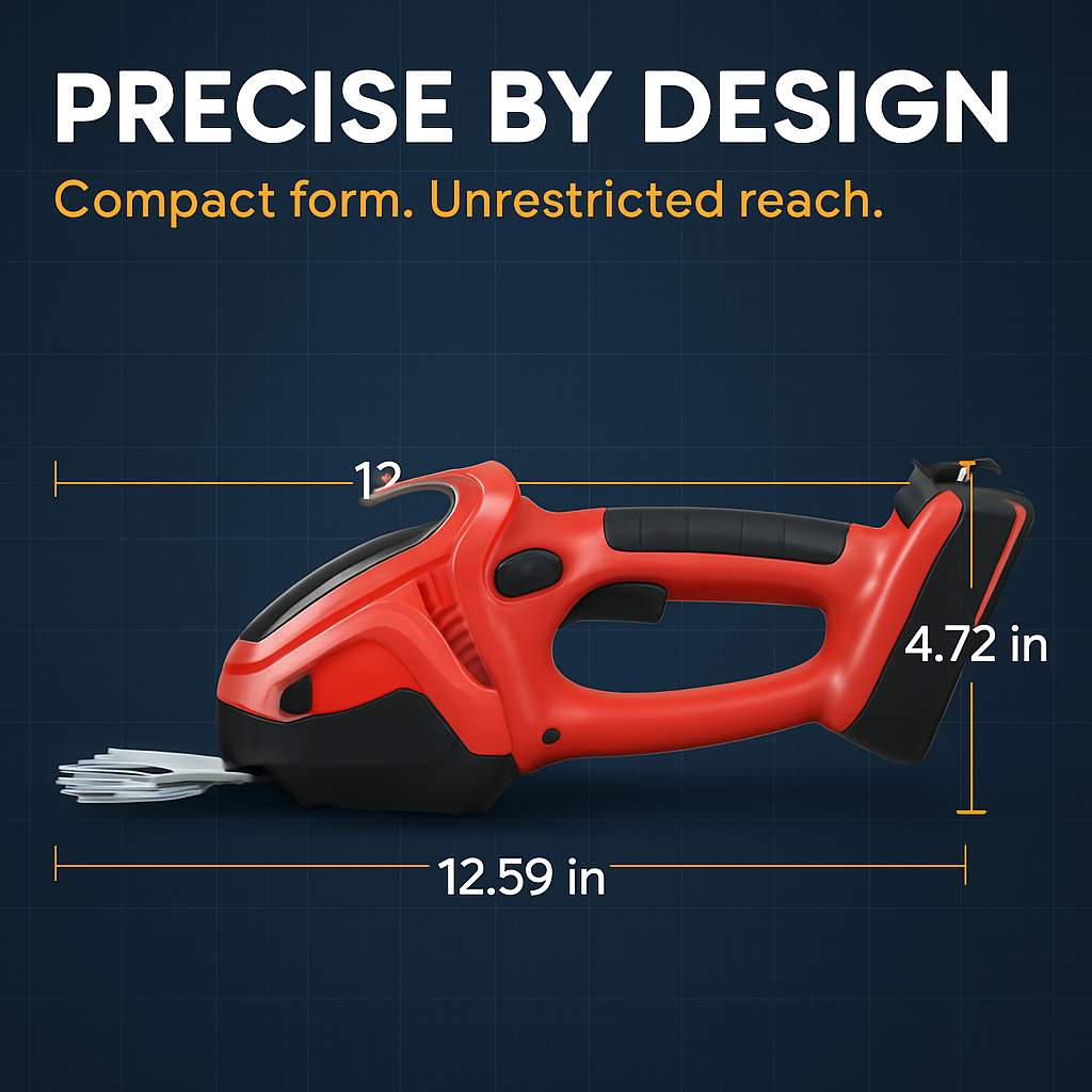 Cordless Grass Shears & Hedge Trimmer 2-in-1