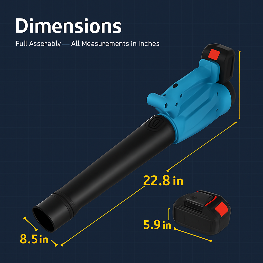 Cordless Leaf Blower for Yard and Patio Use