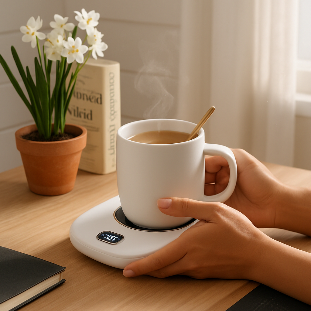 Mug Warmer for Desk with Auto Shut Off for Office