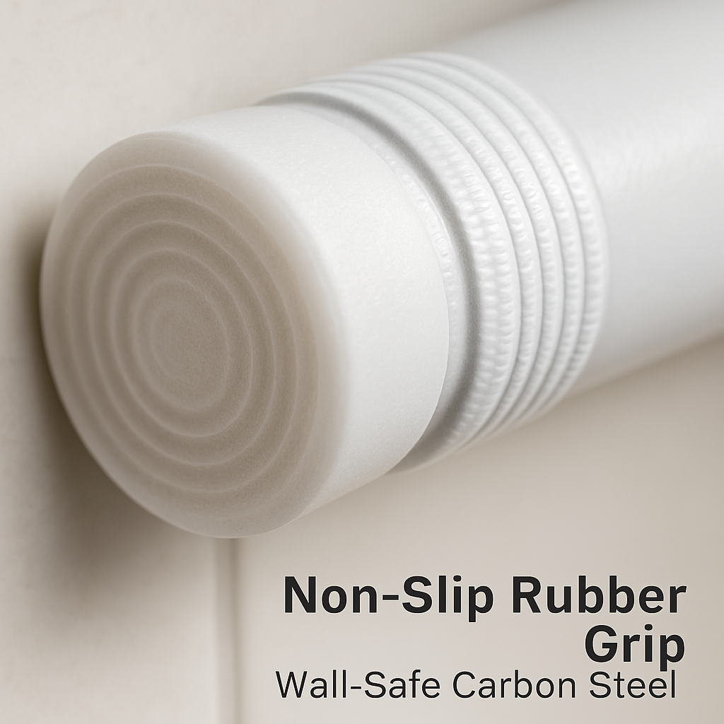 Tension Curtain Rod Extendable for Easy Home Use