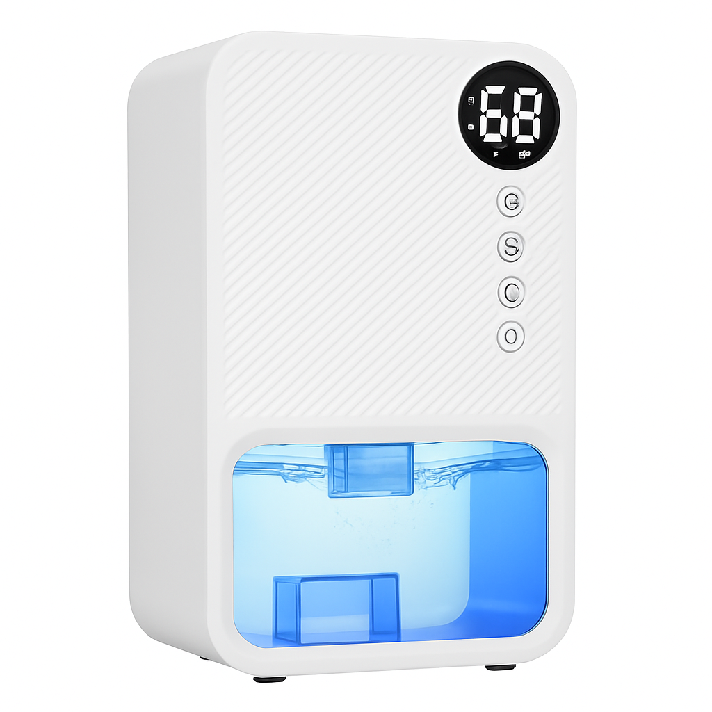 Dehumidifier: Portable, Sleep Mode, Timer & 7-Color Lighting