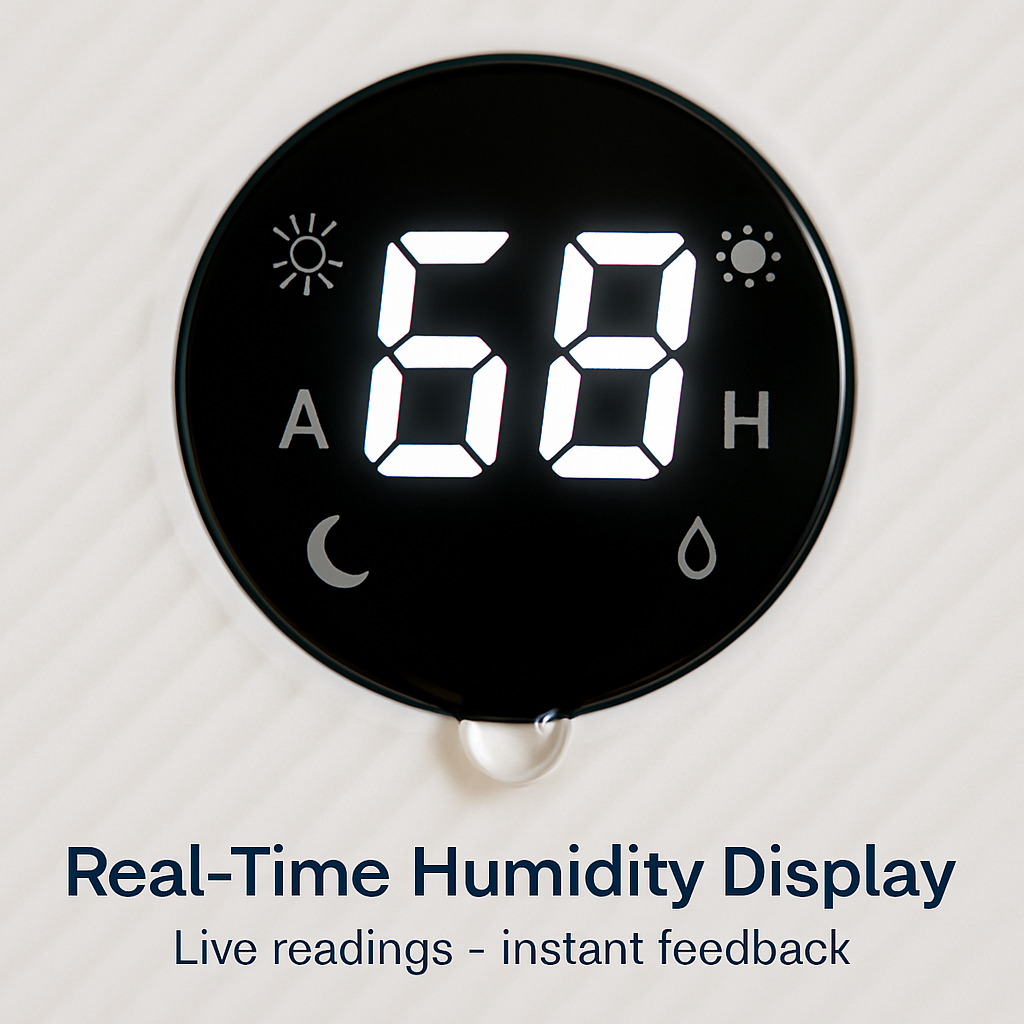 Dehumidifier: Portable, Sleep Mode, Timer & 7-Color Lighting