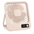 Mini Desktop Cooling Fan with LCD Display and Quiet Airflow