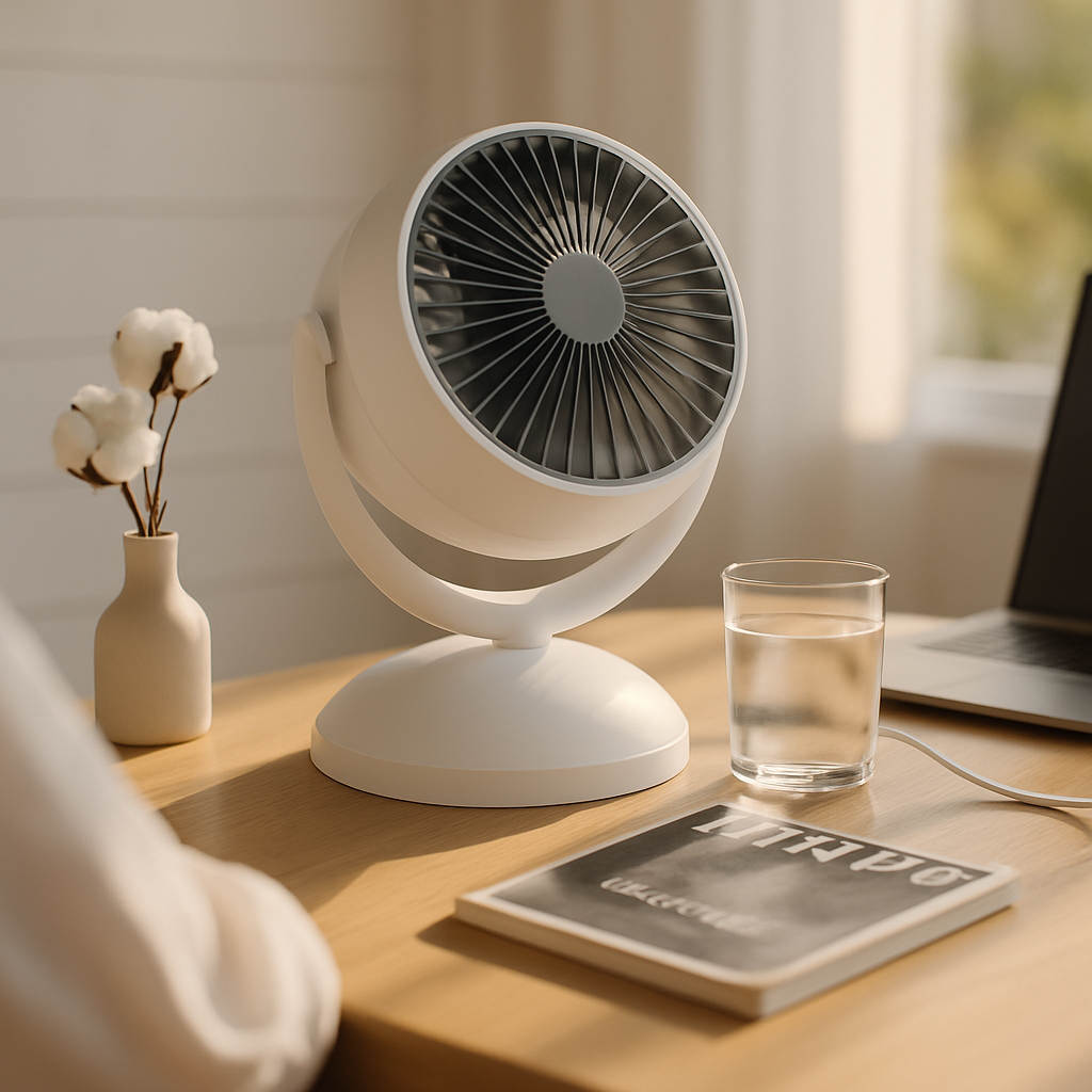 Air Circulator Desk Fan Portable Oscillating Table Fan