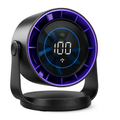 100-Speed Desk Fan Battery Operated; Wall Mounted, Tilting