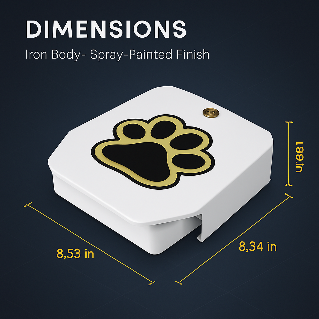 Dog Water Fountain Outdoor Dog Pet Water Dispenser Step-on Activated Sprinkler w/ Interactive Paw Pedal Valve for Drinking Fresh Water