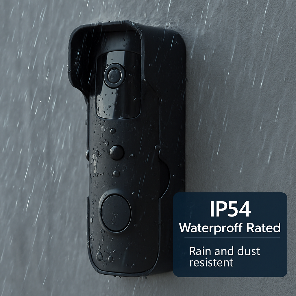 Smart WiFi Video Doorbell with Two-Way Audio