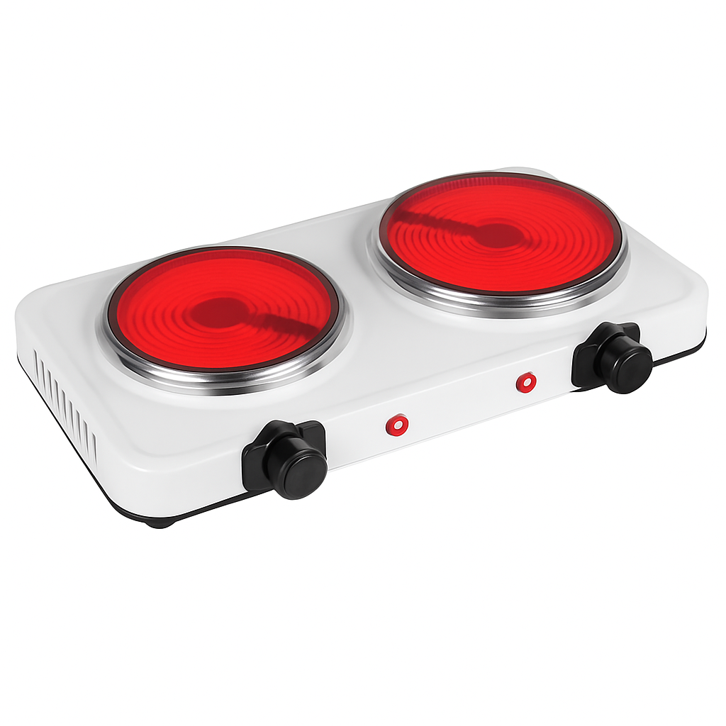 Infrared Dual Burner Portable Hot Plate Stove