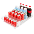 Drink Organizer for Fridge - Adjustable 5-Row Can Dispenser