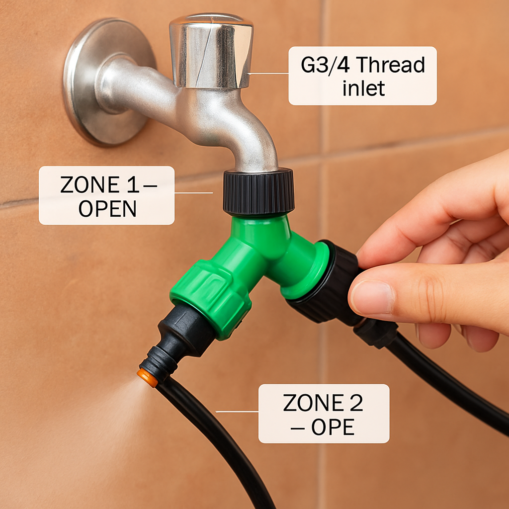 Drip Irrigation Kit for Garden, Automatic Watering System