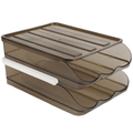 Egg Storage Box with Lid: Double Layer, Auto-Roll