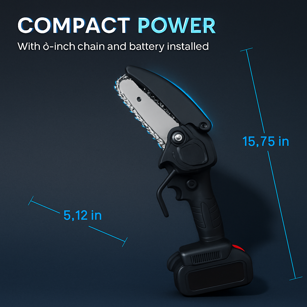 Mini Chainsaw Portable Cordless for Pruning