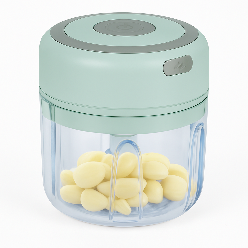 Mini Electric Garlic Chopper Cordless Rechargeable
