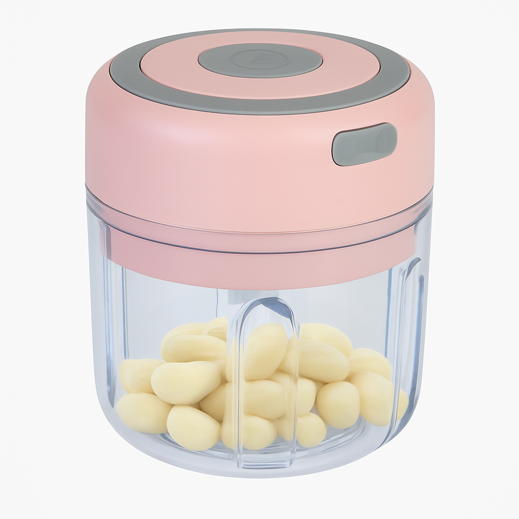 Mini Electric Garlic Chopper Cordless Rechargeable