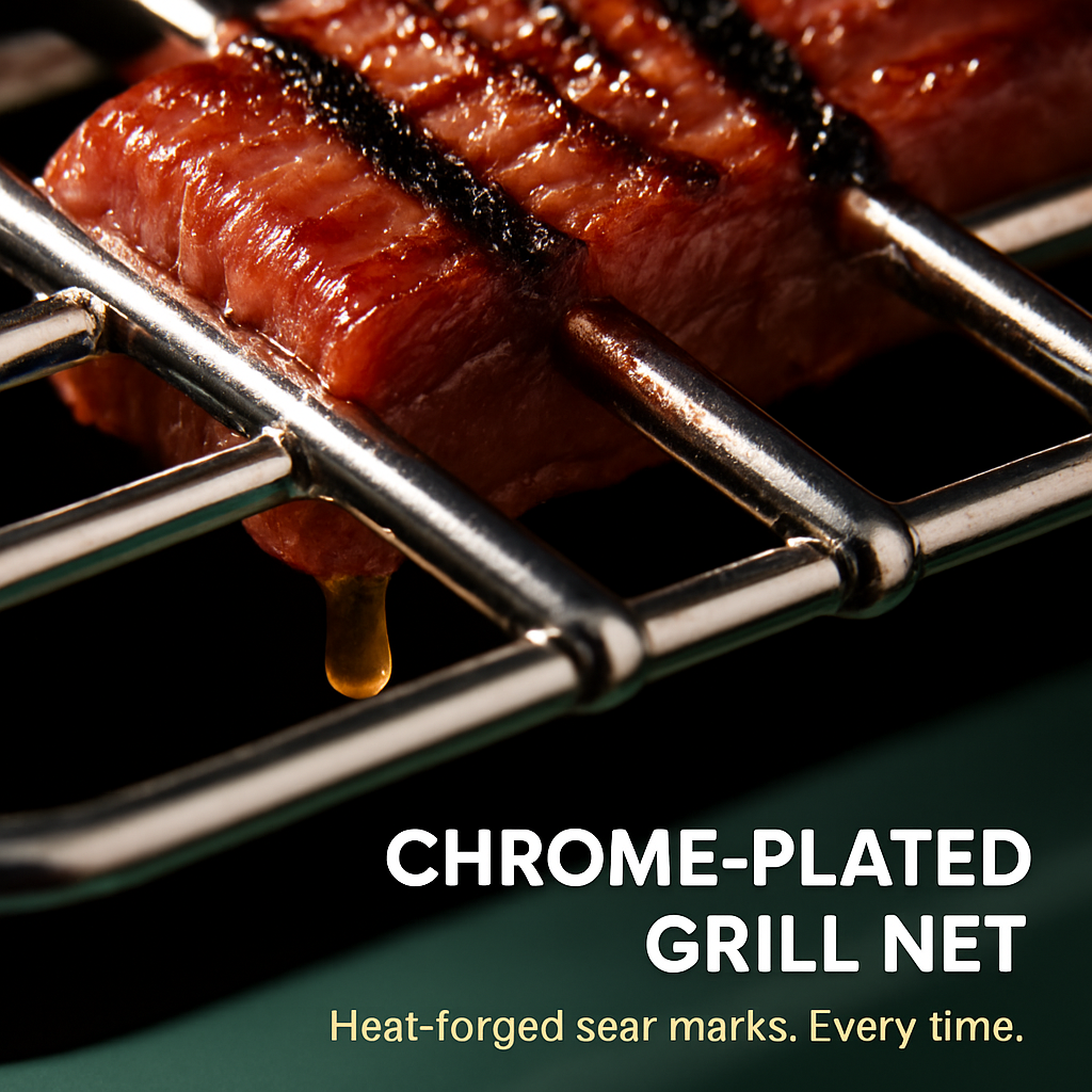 2-in-1 Electric Indoor Grill with Removable Plate