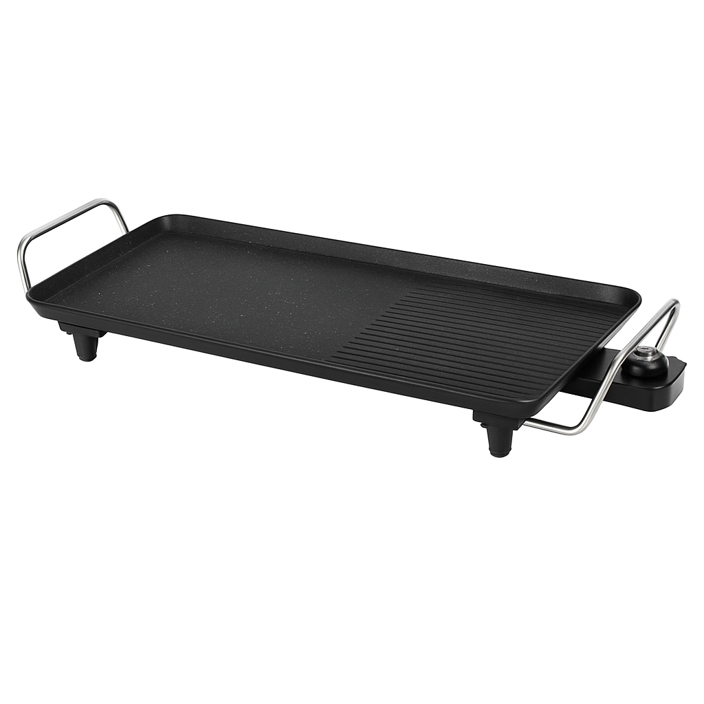 Electric Barbecue Grill Griddle - Non-Stick Tabletop BBQ