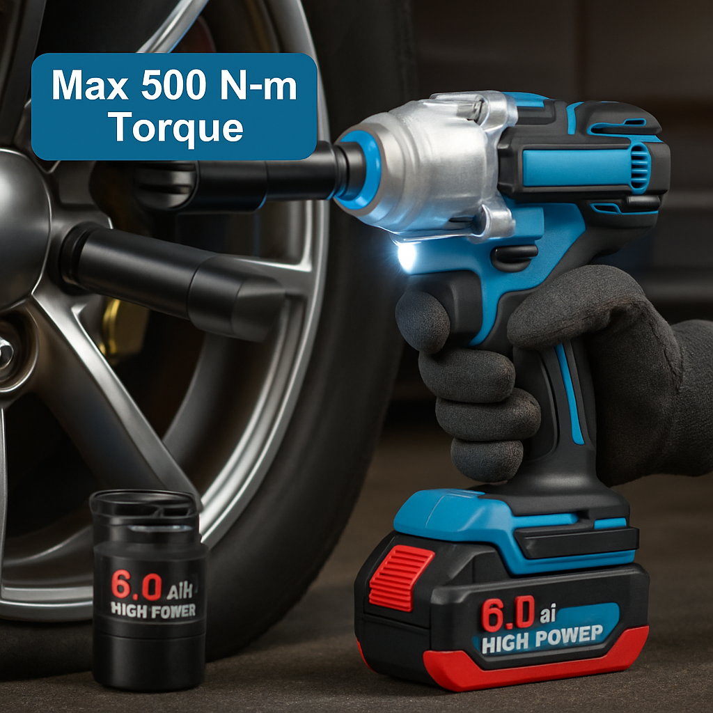 Cordless 3-in-1 Impact Wrench with 1/2 Drive