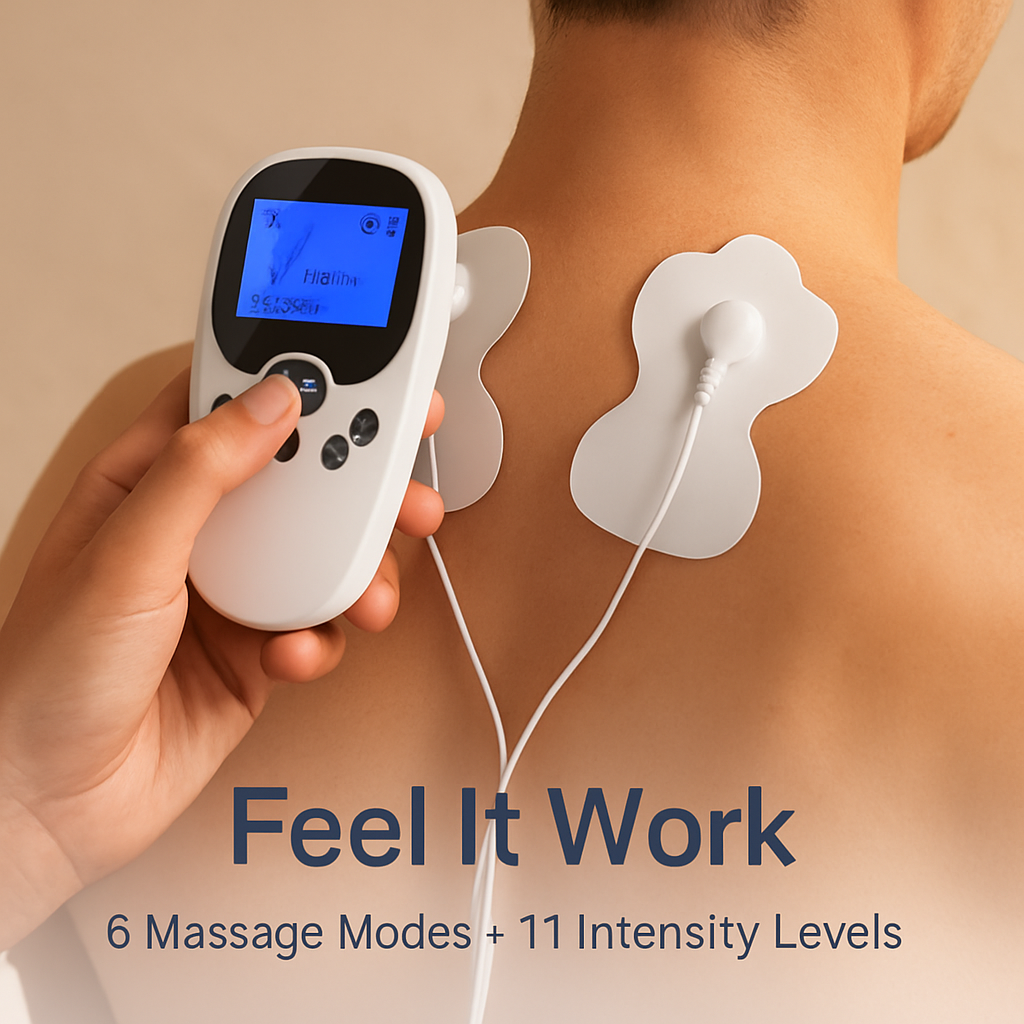 Electric Muscle Stimulator Dual Channels Massager