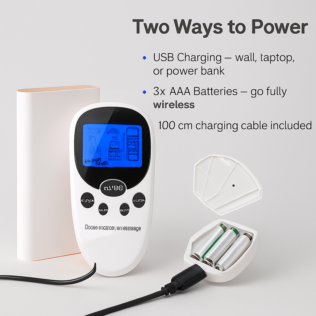 Electric Muscle Stimulator Dual Channels Massager