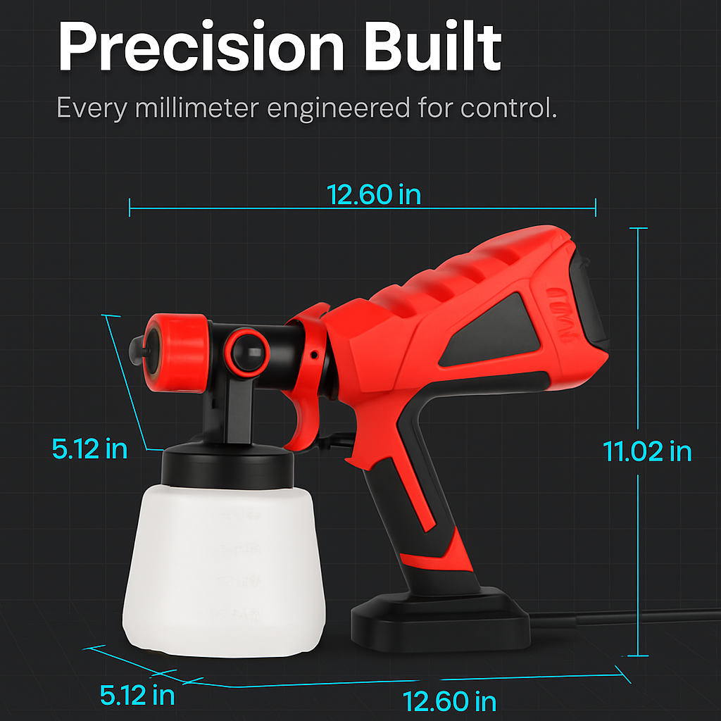 Paint Sprayer with 3 spray patterns - home use