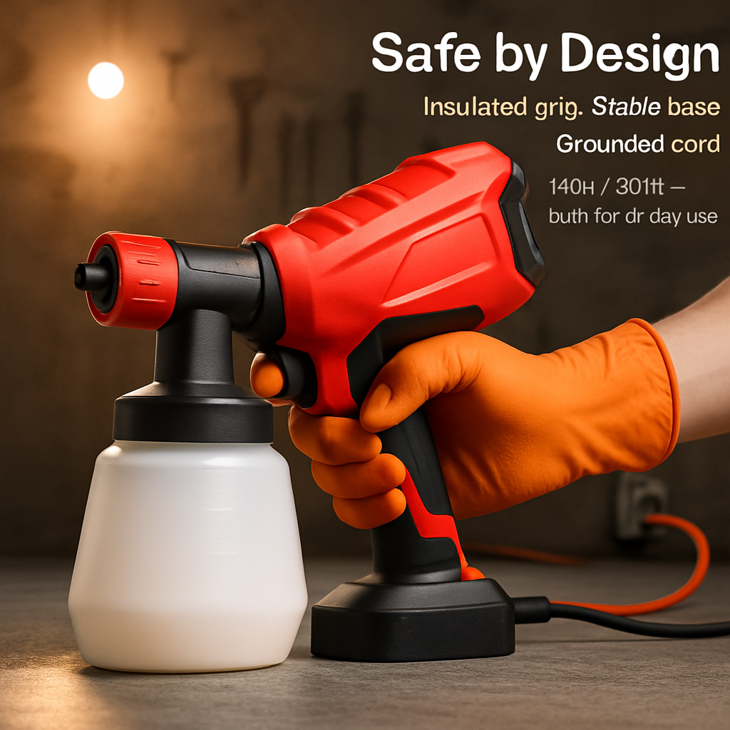 Paint Sprayer with 3 spray patterns - home use