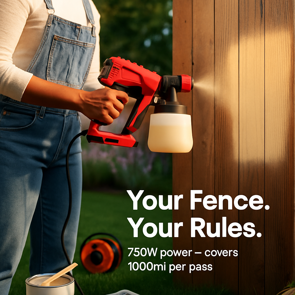 Paint Sprayer with 3 spray patterns - home use