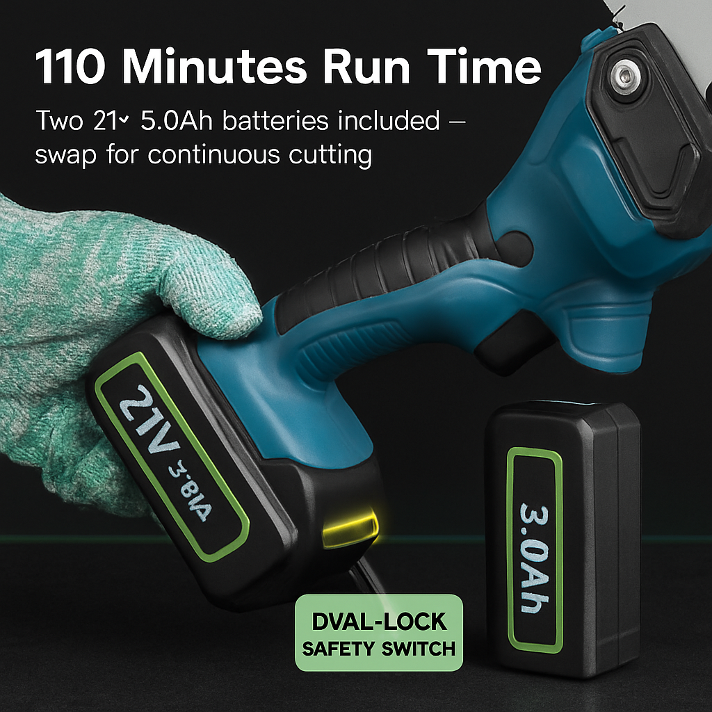 2-In-1 Cordless Pole Saw & Mini Chainsaw