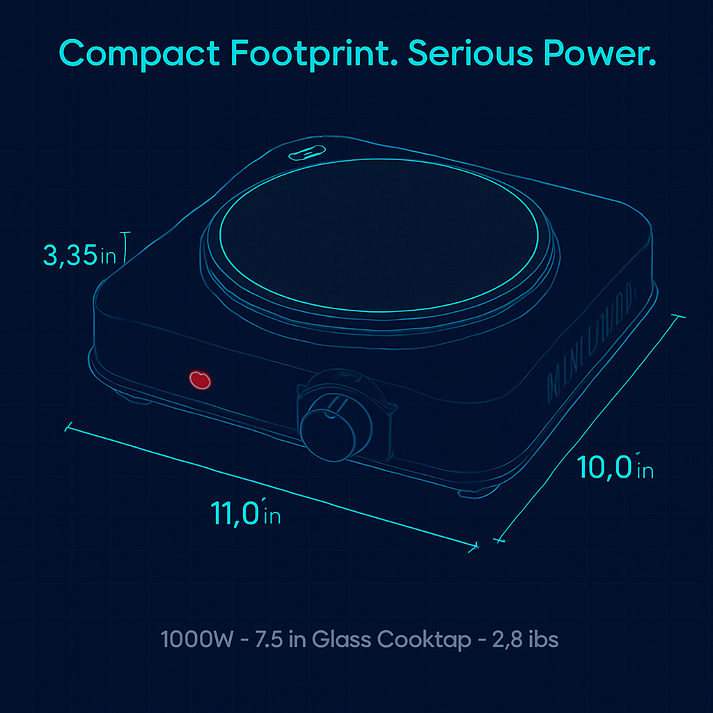 Infrared Single Burner Portable Hot Plate Stove
